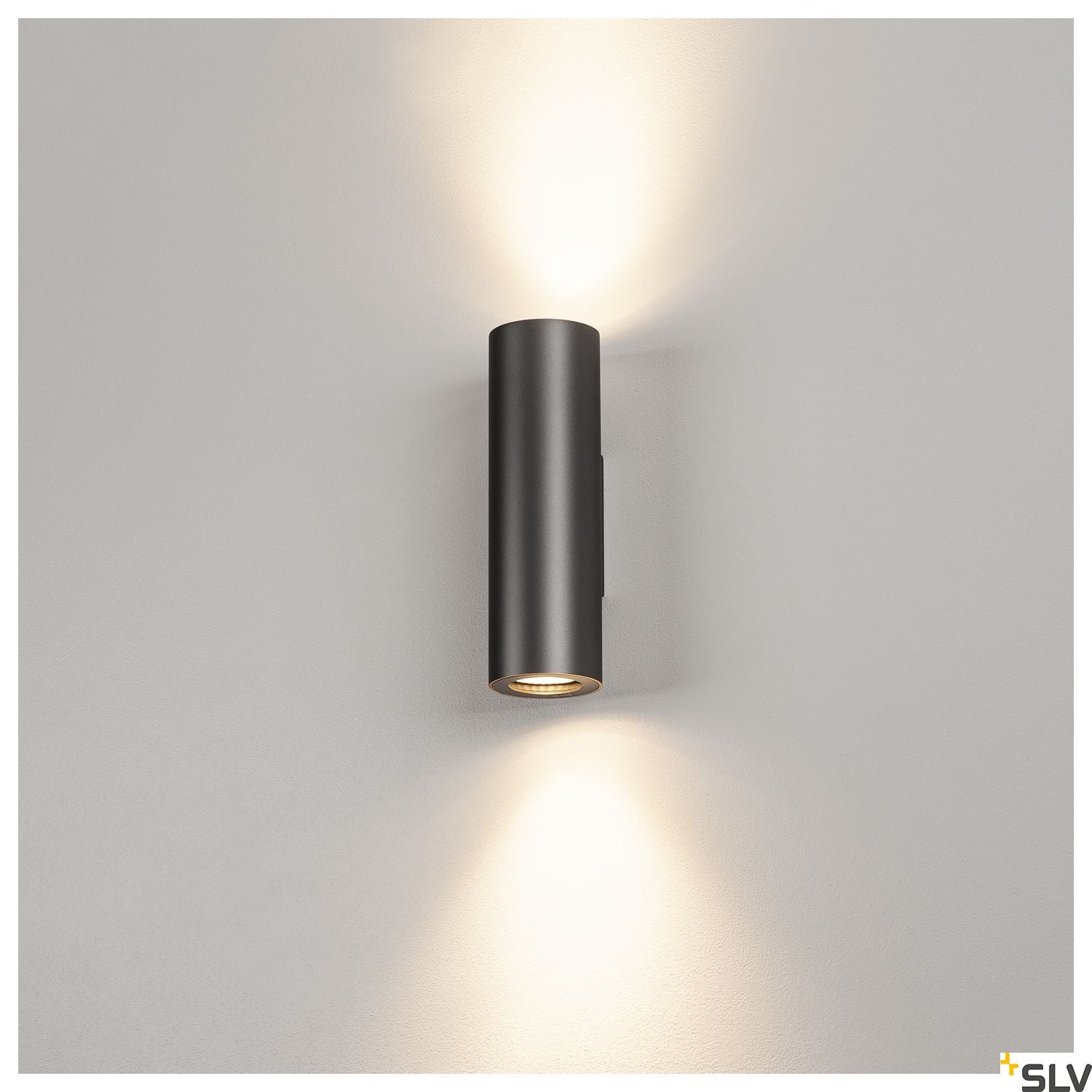 SLV ENOLA_B UP/DOWN wall light, black, 2x GU10, max. 2x 50W 151800