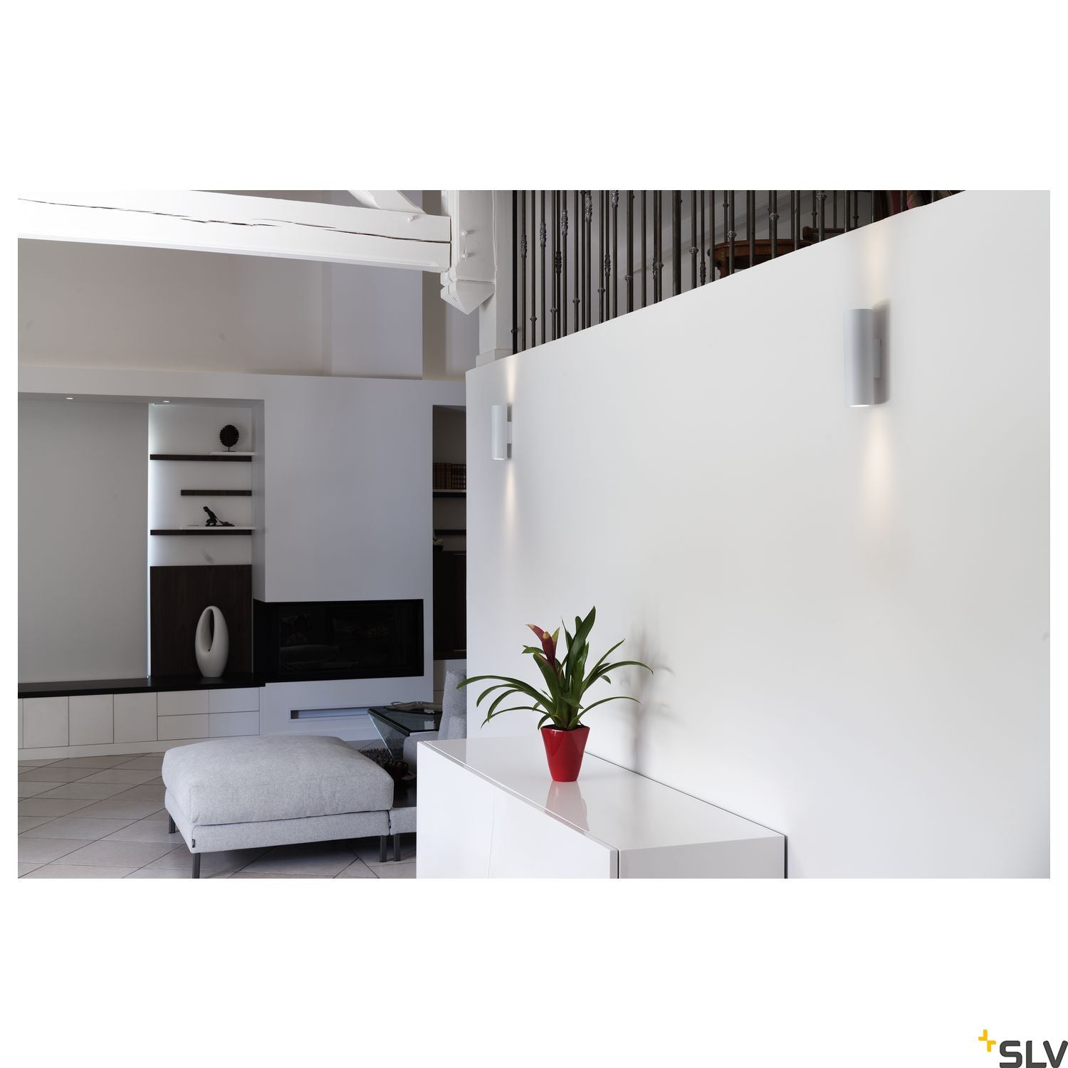 SLV ENOLA_B UP/DOWN wall light, white, 2x GU10, max. 2x 50W 151801