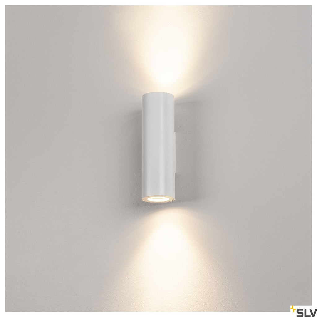 SLV ENOLA_B UP/DOWN wall light, white, 2x GU10, max. 2x 50W 151801