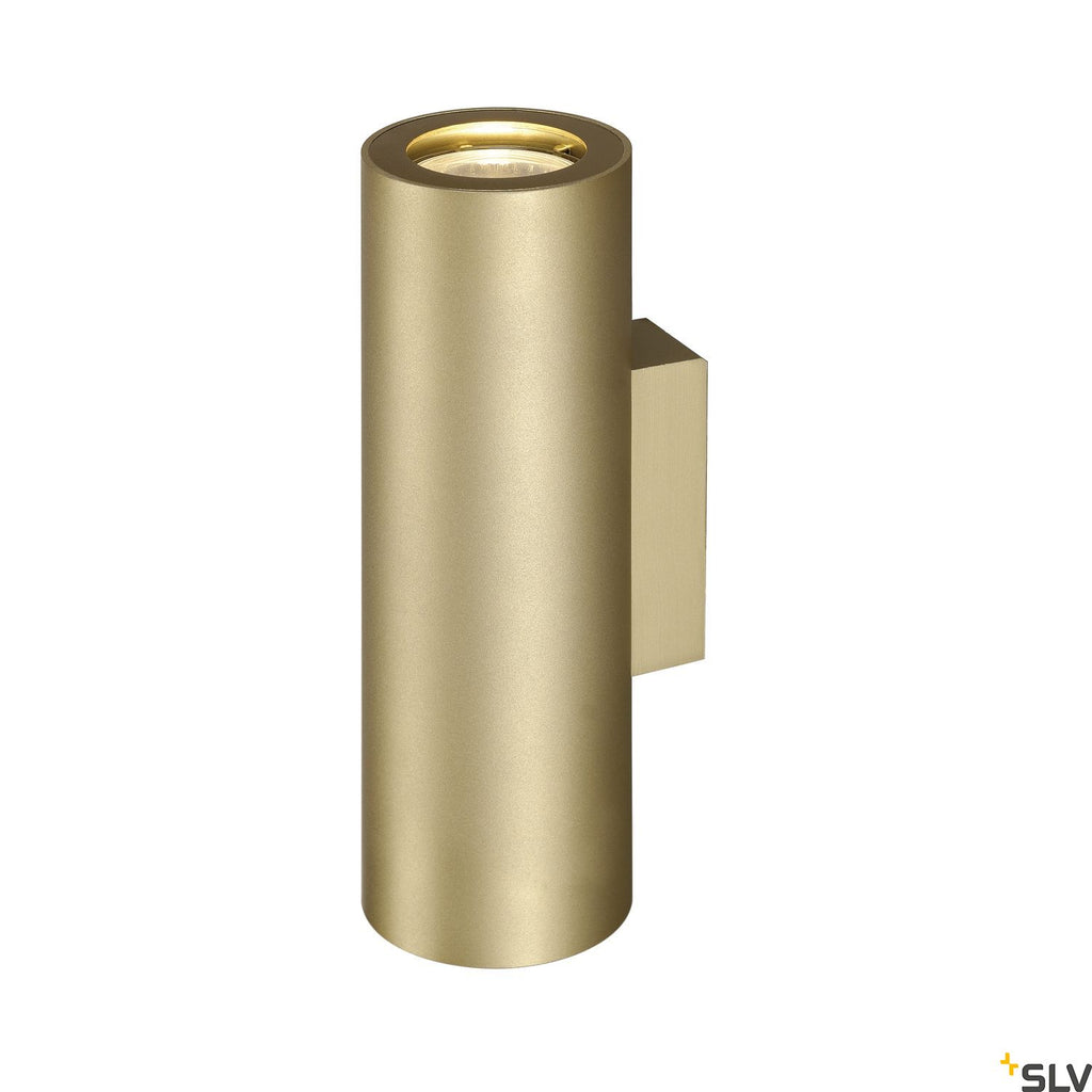 SLV ENOLA_B UP/DOWN wall light, brass, 2x GU10, max. 2x 50W 151803