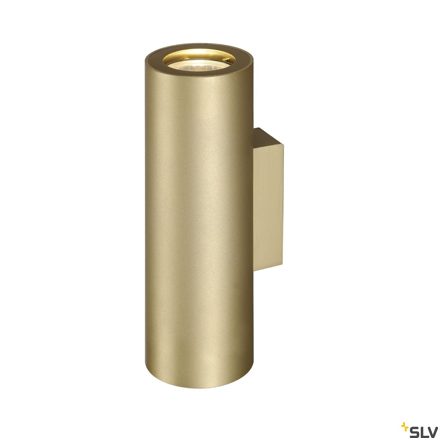 SLV ENOLA_B UP/DOWN wall light, brass, 2x GU10, max. 2x 50W 151803