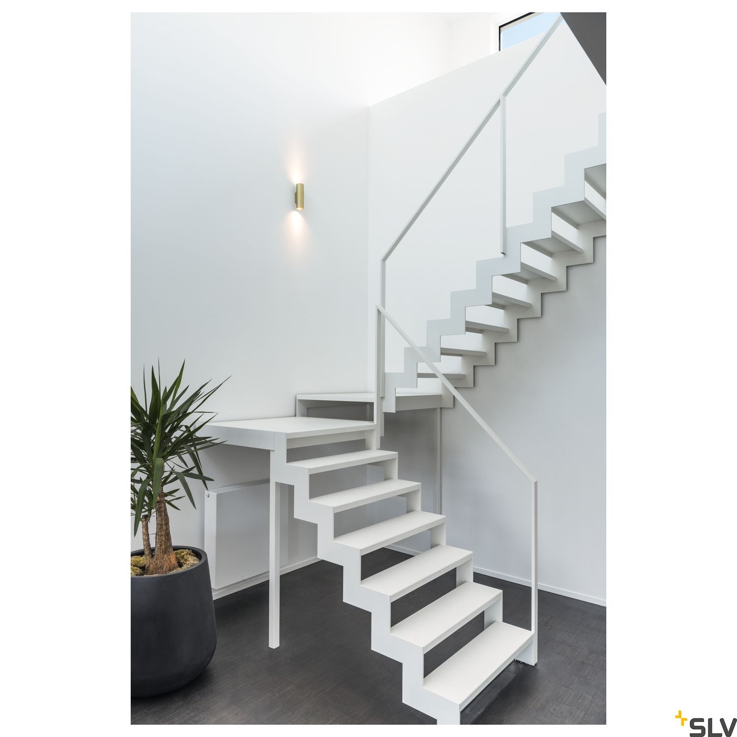 SLV ENOLA_B UP/DOWN wall light, brass, 2x GU10, max. 2x 50W 151803