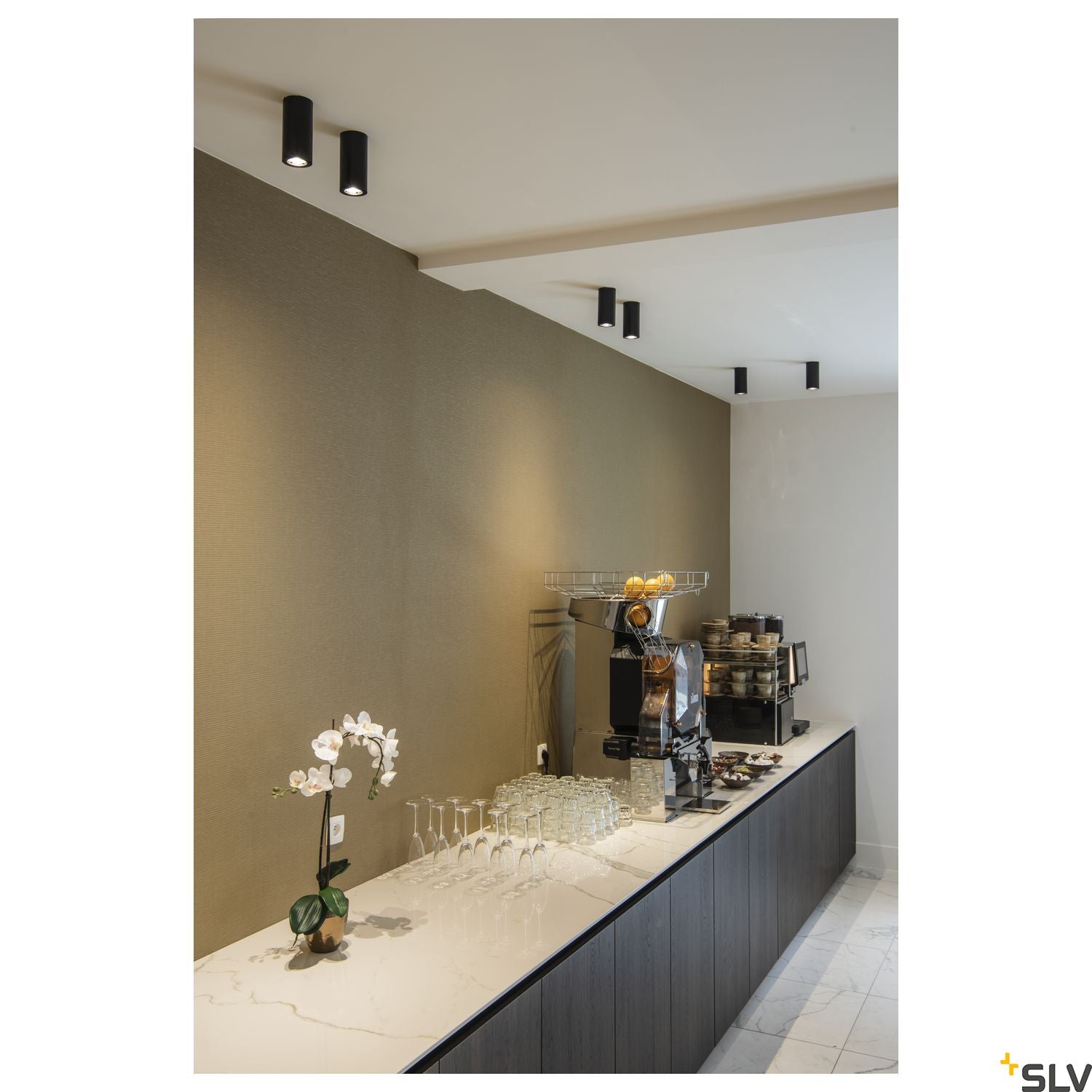 SLV ENOLA_B ceiling light, CL-1, black, GU10, max. 35W 151810