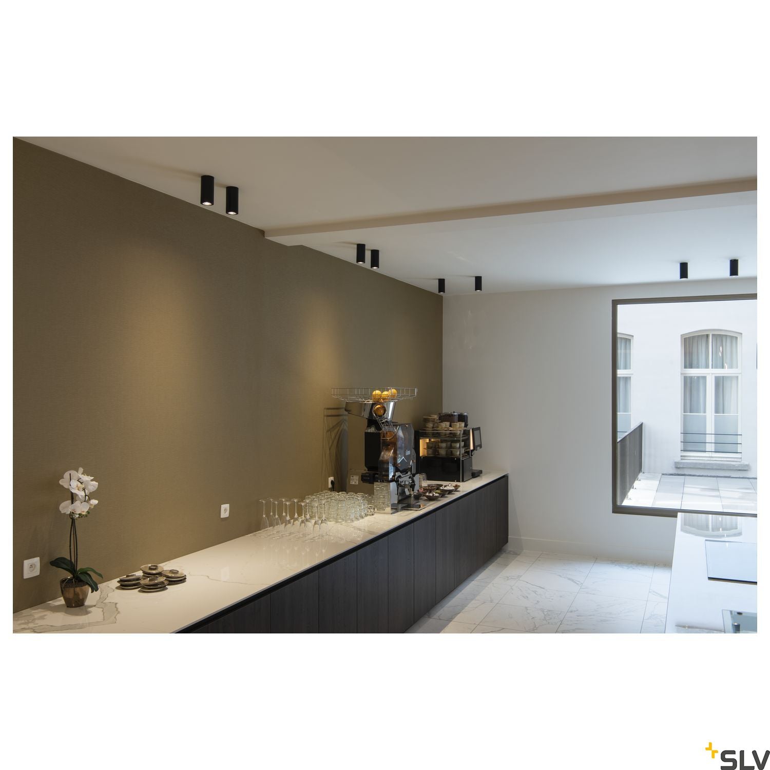 SLV ENOLA_B ceiling light, CL-1, black, GU10, max. 35W 151810