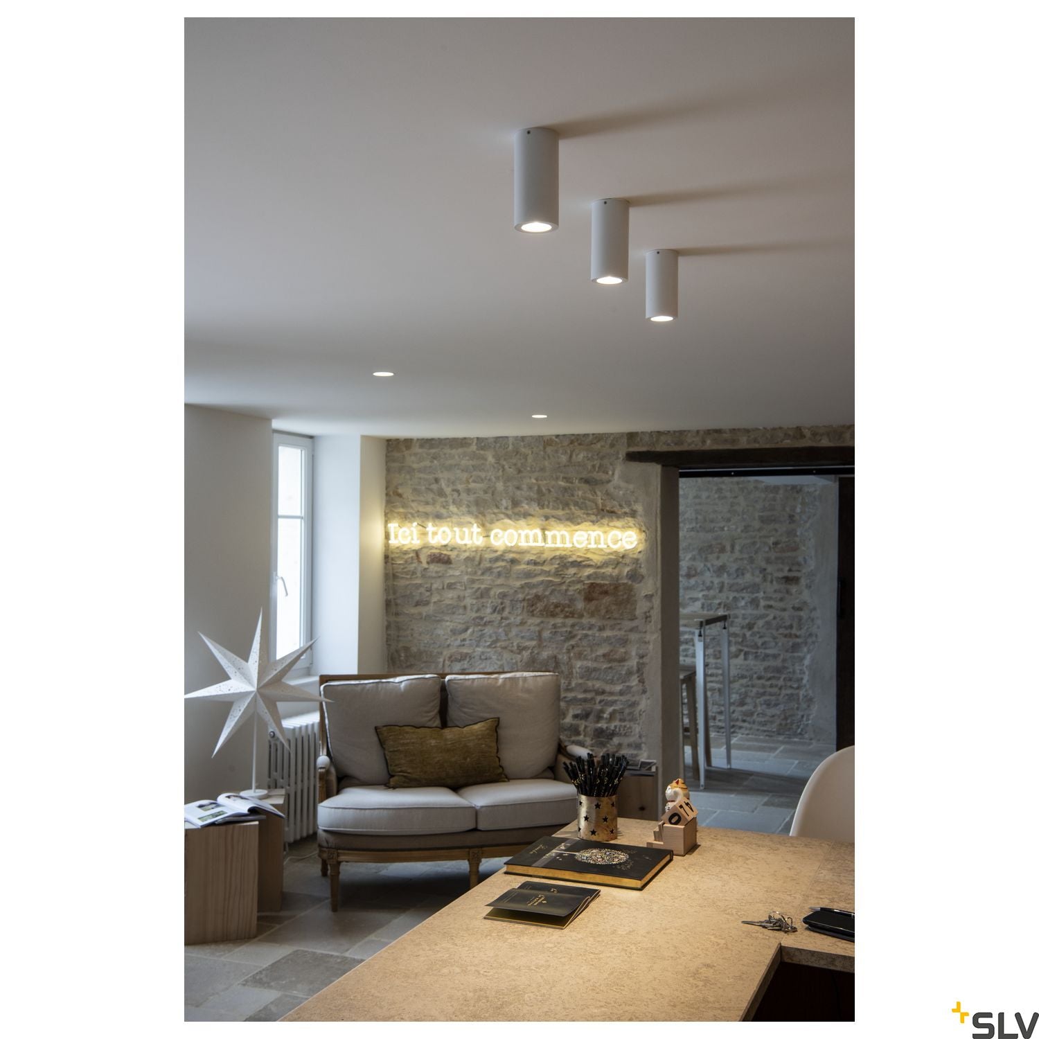 SLV ENOLA_B ceiling light, CL-1, white, GU10, max. 35W 151811