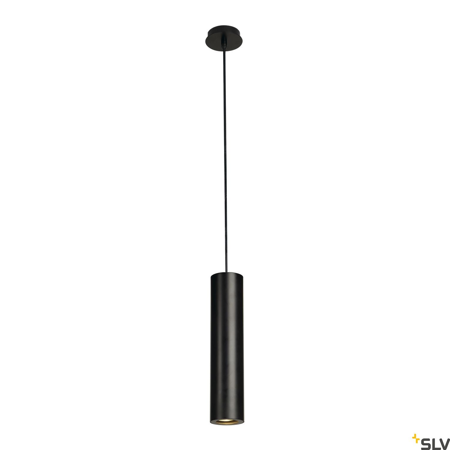 SLV ENOLA_B pendant, PD-1, black, GU10, max. 50W 151850