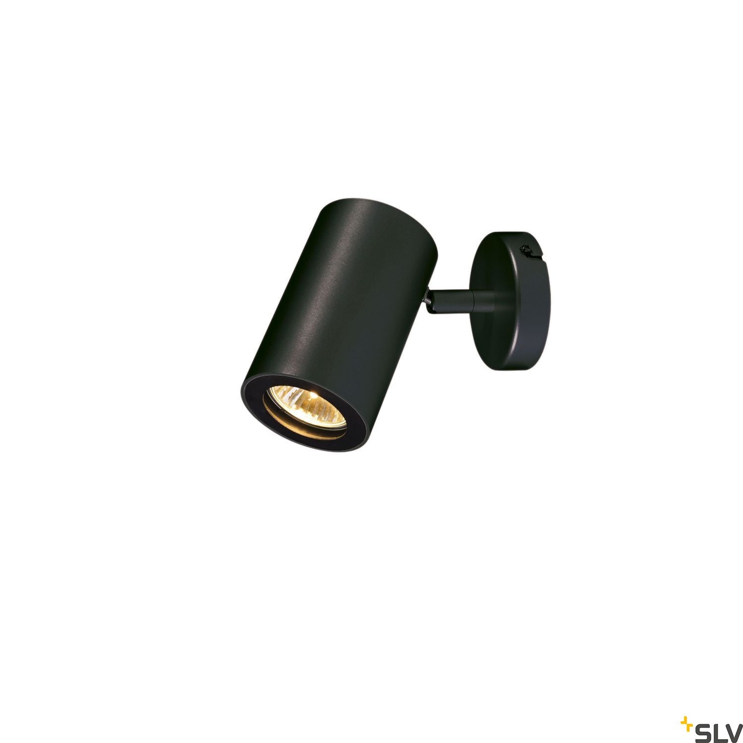 SLV ENOLA_B wall and ceiling spot, single, black, GU10, max. 50W 152010