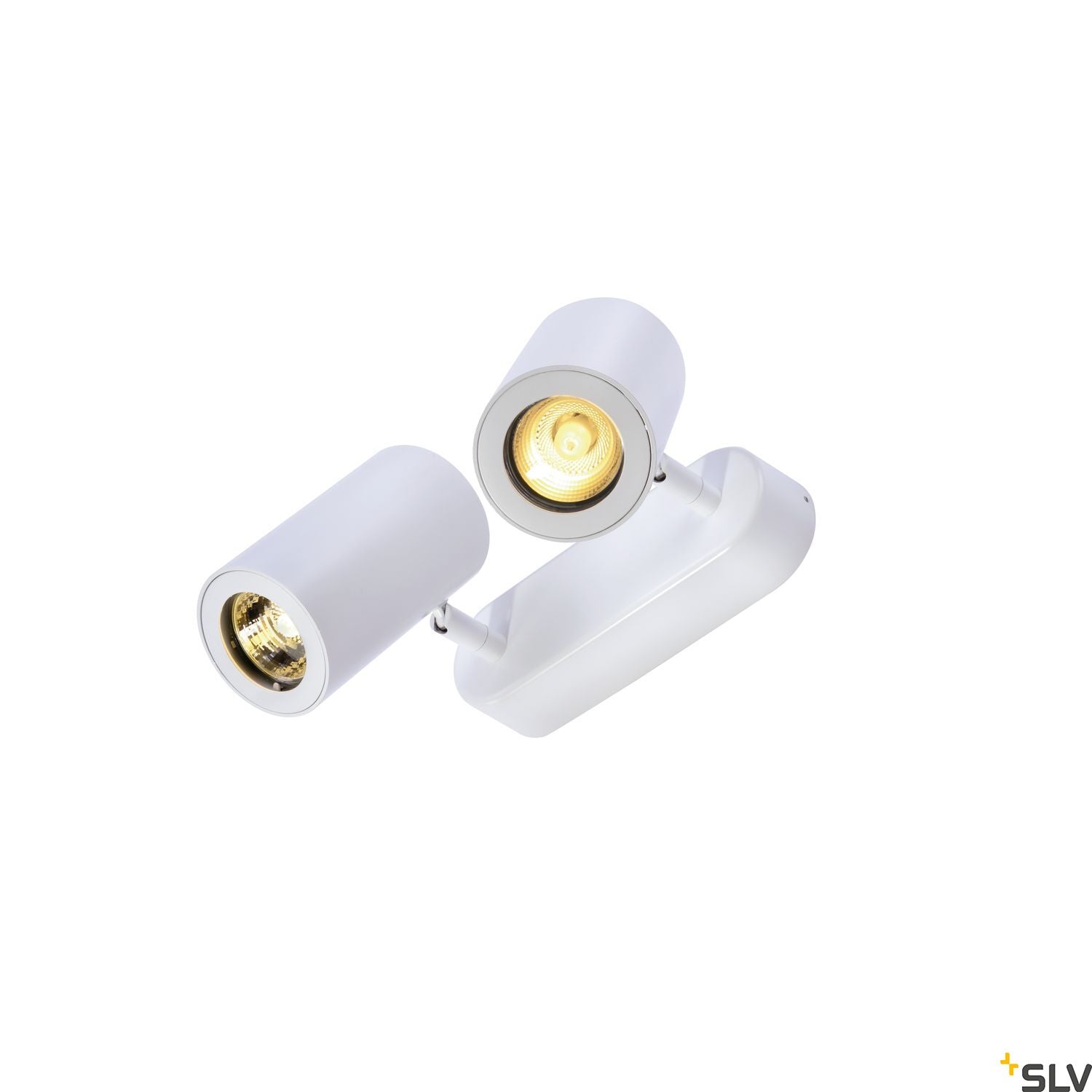SLV ENOLA_B wall and ceiling spot, double, white, 2x GU10, max. 2x 50W 152021