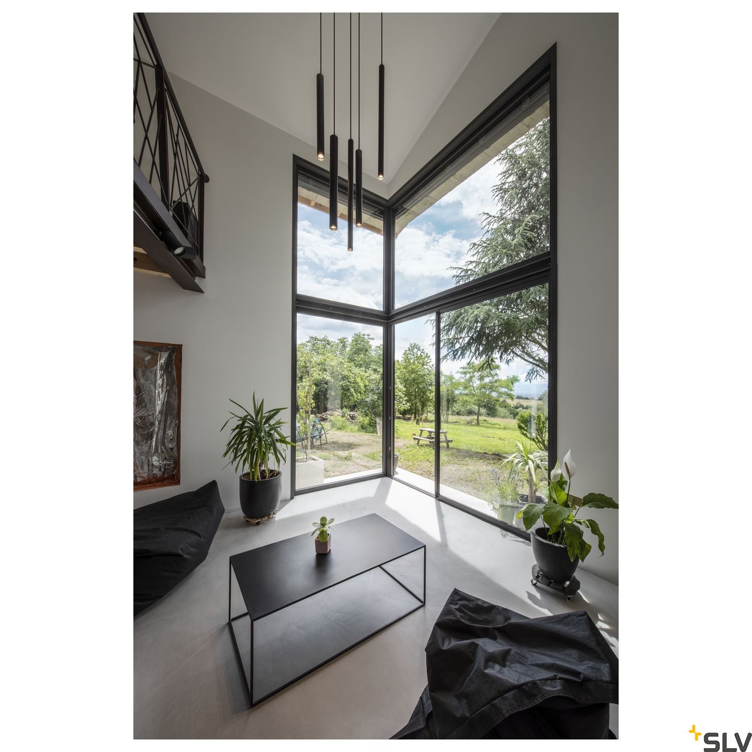 SLV HELIA 40, pendant, round, black, 9W LED, 3000K 152370