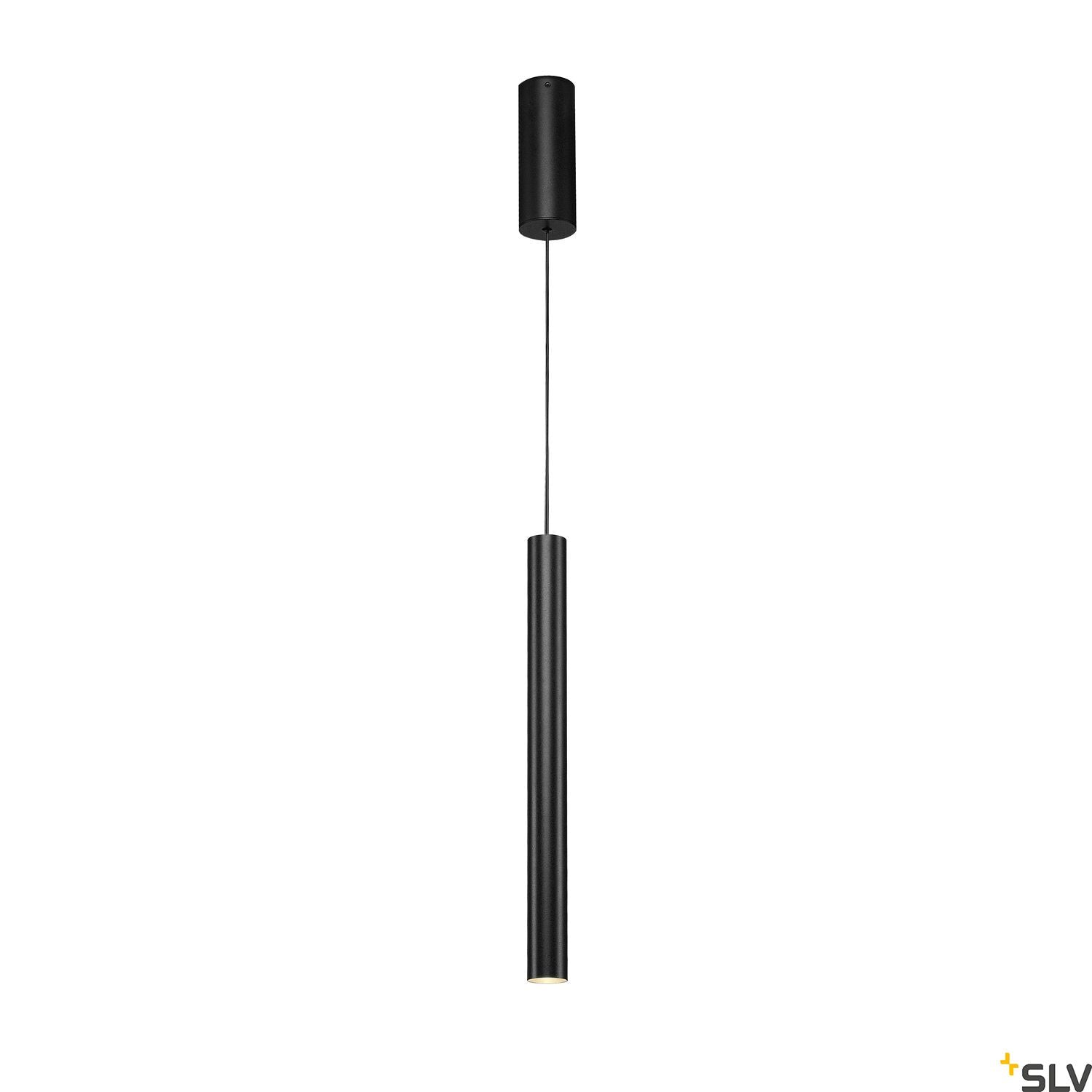 SLV HELIA 40, pendant, round, black, 9W LED, 3000K 152370