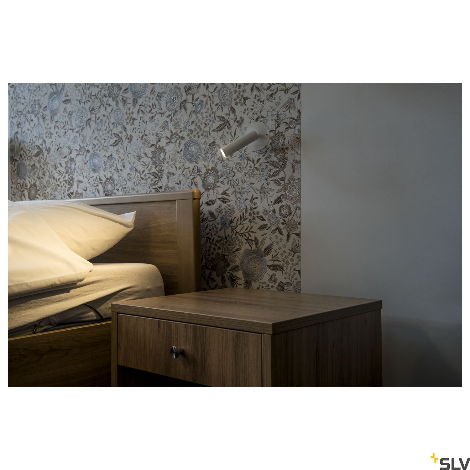 SLV KARPO 30 single spot, recessed ceiling light, flat canopy, white, 7.5W LED, 3000K, 152381
