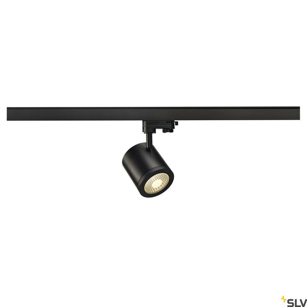 SLV ENOLA_C 9 SPOT, round, black, 9W, 3000K, 55°, incl. 3- circuit adapter 152430