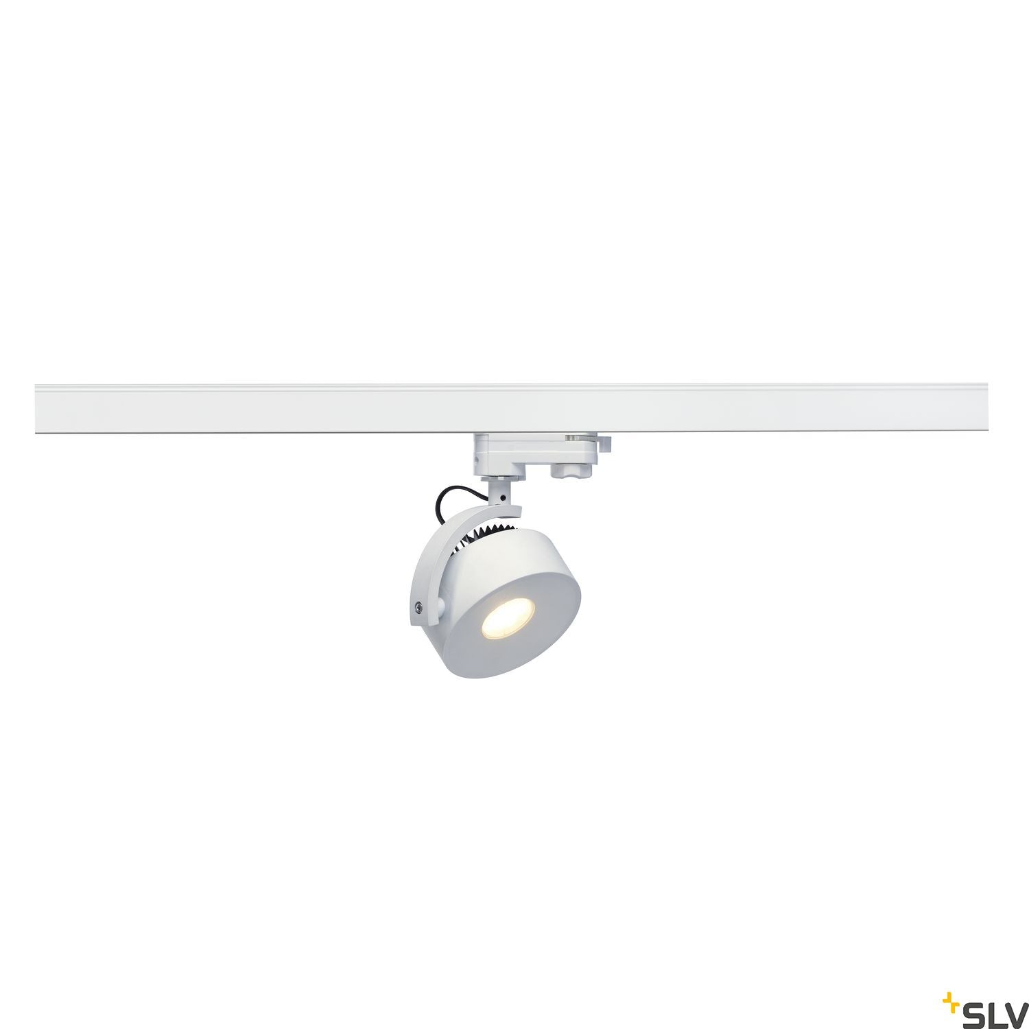 SLV KALU TRACK LEDDISK lamp head, white, 3000K, incl. 3-circuit adapter 152601