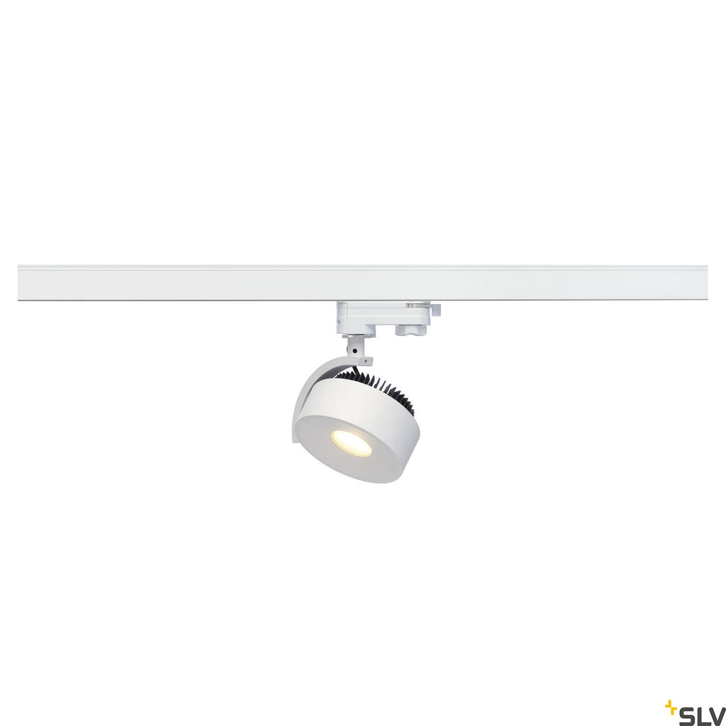 SLV KALU TRACK LEDDISK lamp head, white, 3000K, incl. 3-circuit adapter 152601
