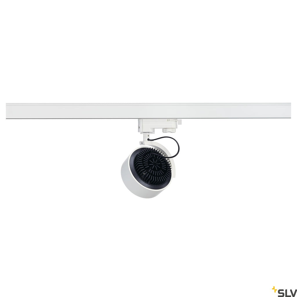 SLV KALU TRACK LEDDISK lamp head, white, 3000K, incl. 3-circuit adapter 152601