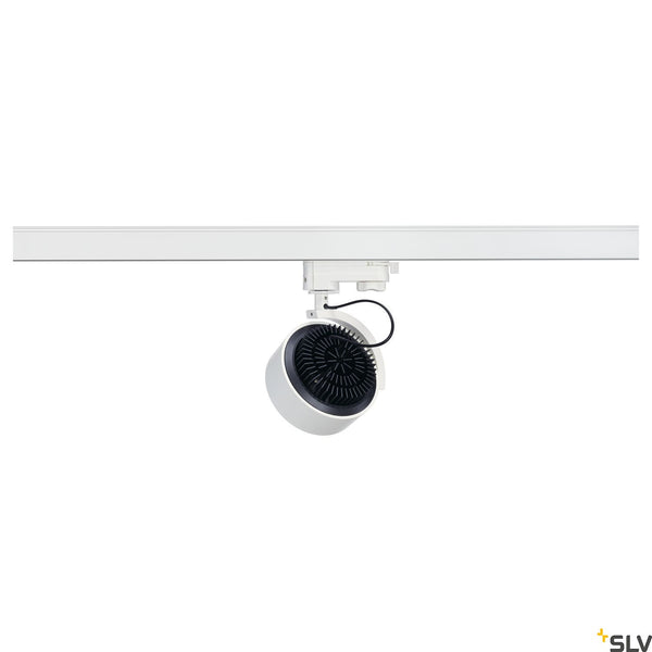 SLV KALU TRACK LEDDISK lamp head, white, 3000K, incl. 3-circuit adapter 152601