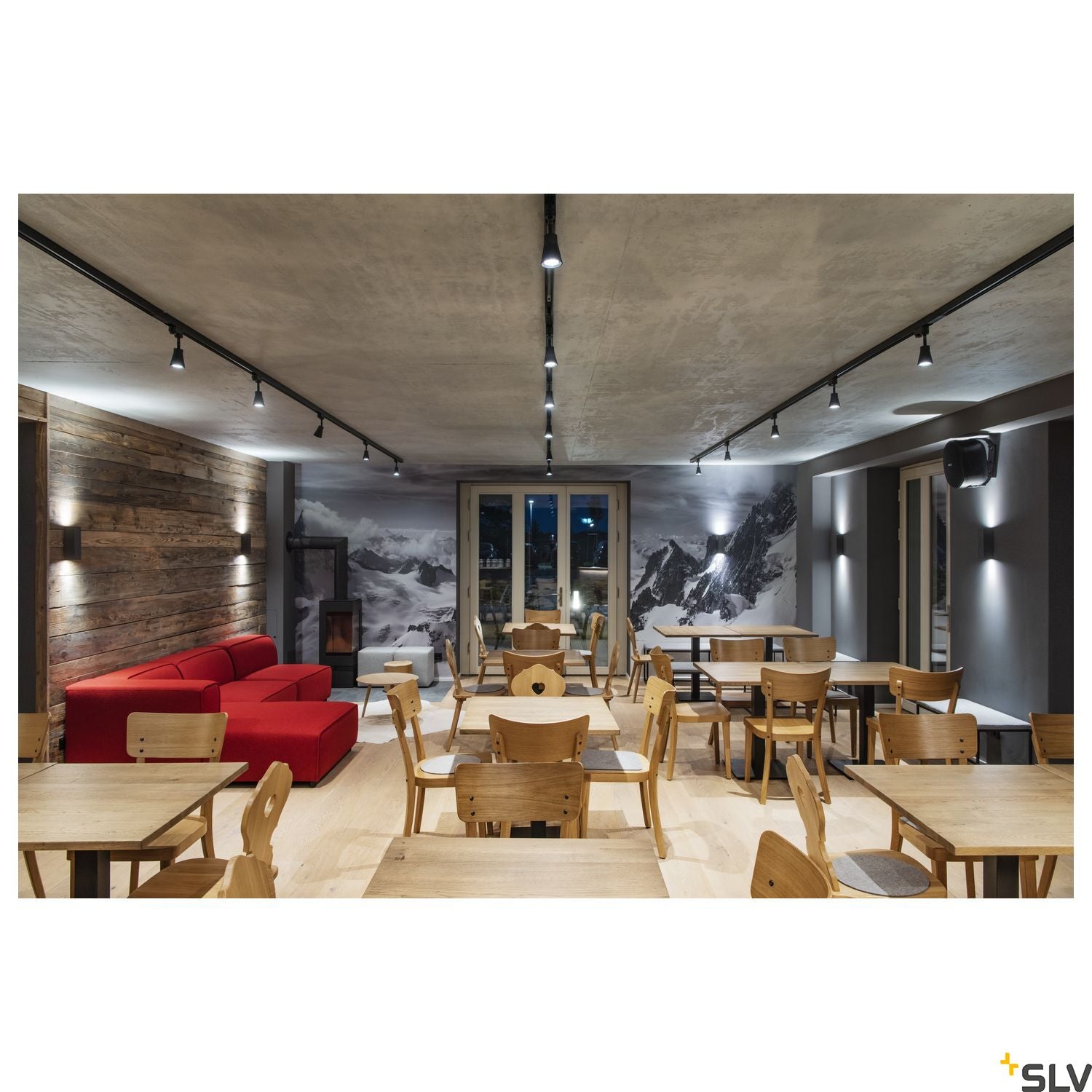 SLV THEO UP/DOWN, QPAR51, Wall luminaire, anthracite, max. 2x50W 1000330