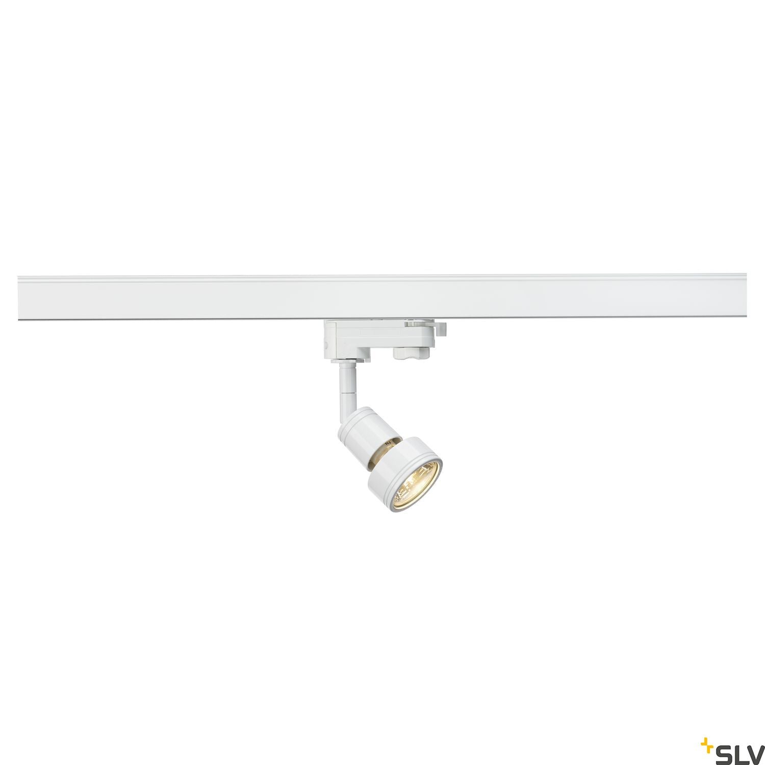 SLV PURI lamp head, white, GU10, max. 50W, incl. 3-circuit adapter 153561