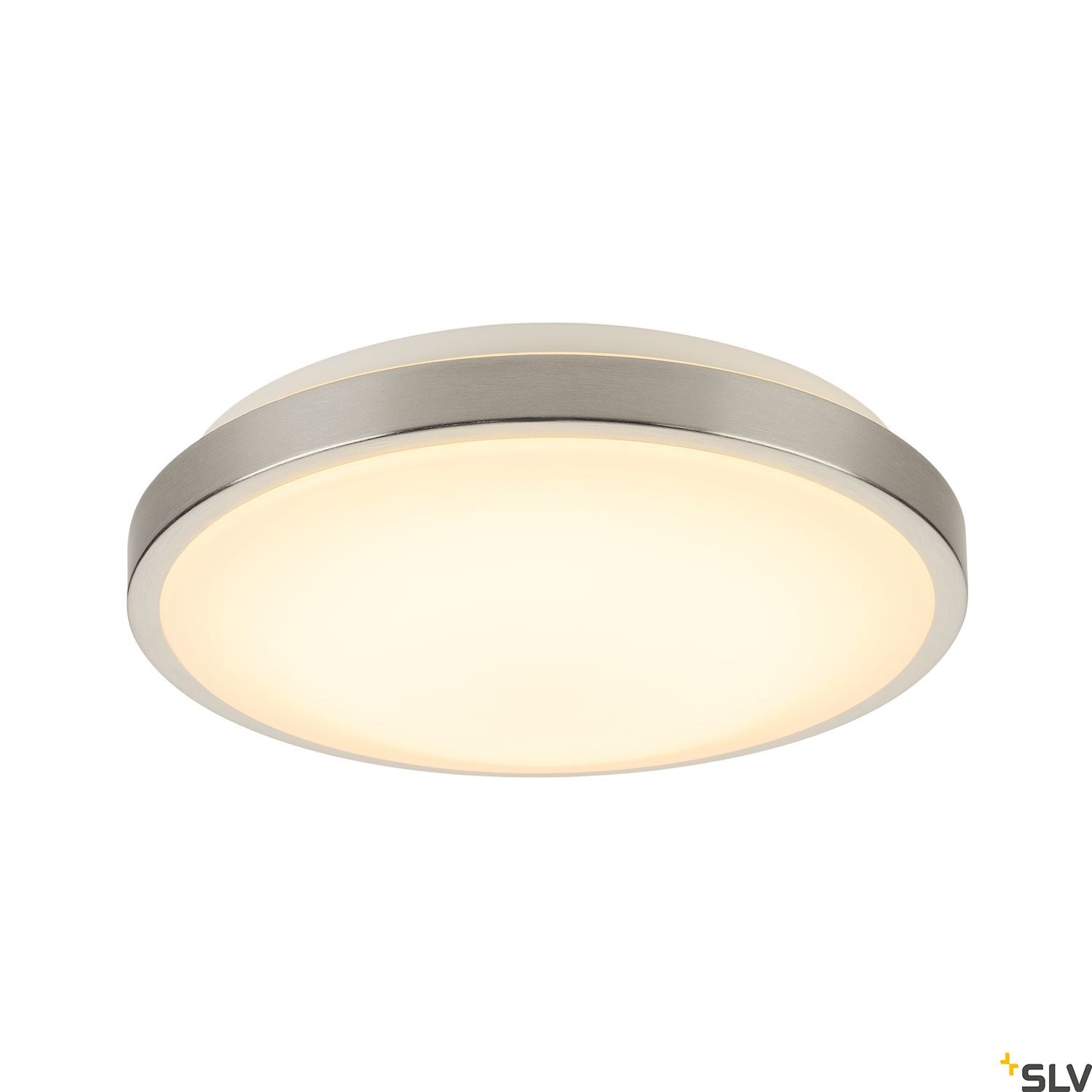 SLV MARONA LED, ceiling light, round, 3000k, brushed aluminium 155156