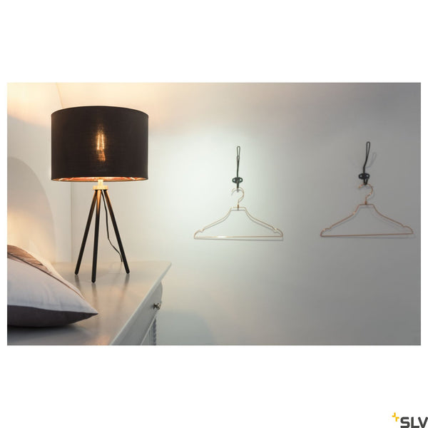 SLV FENDA lamp shade, D300/ H200, black/copper 155592