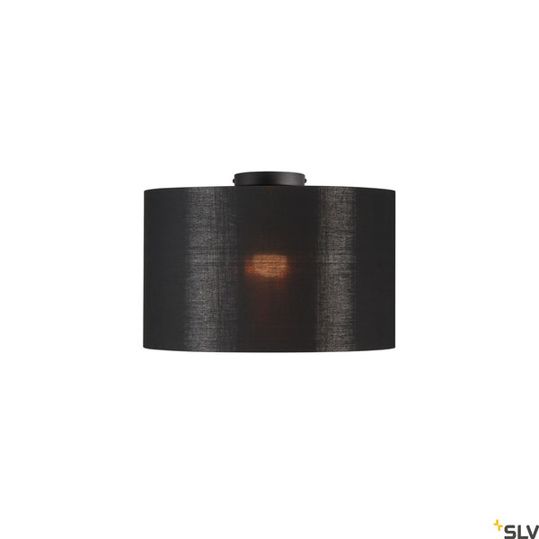 SLV FENDA E27 ceiling light, black , without shade 155550