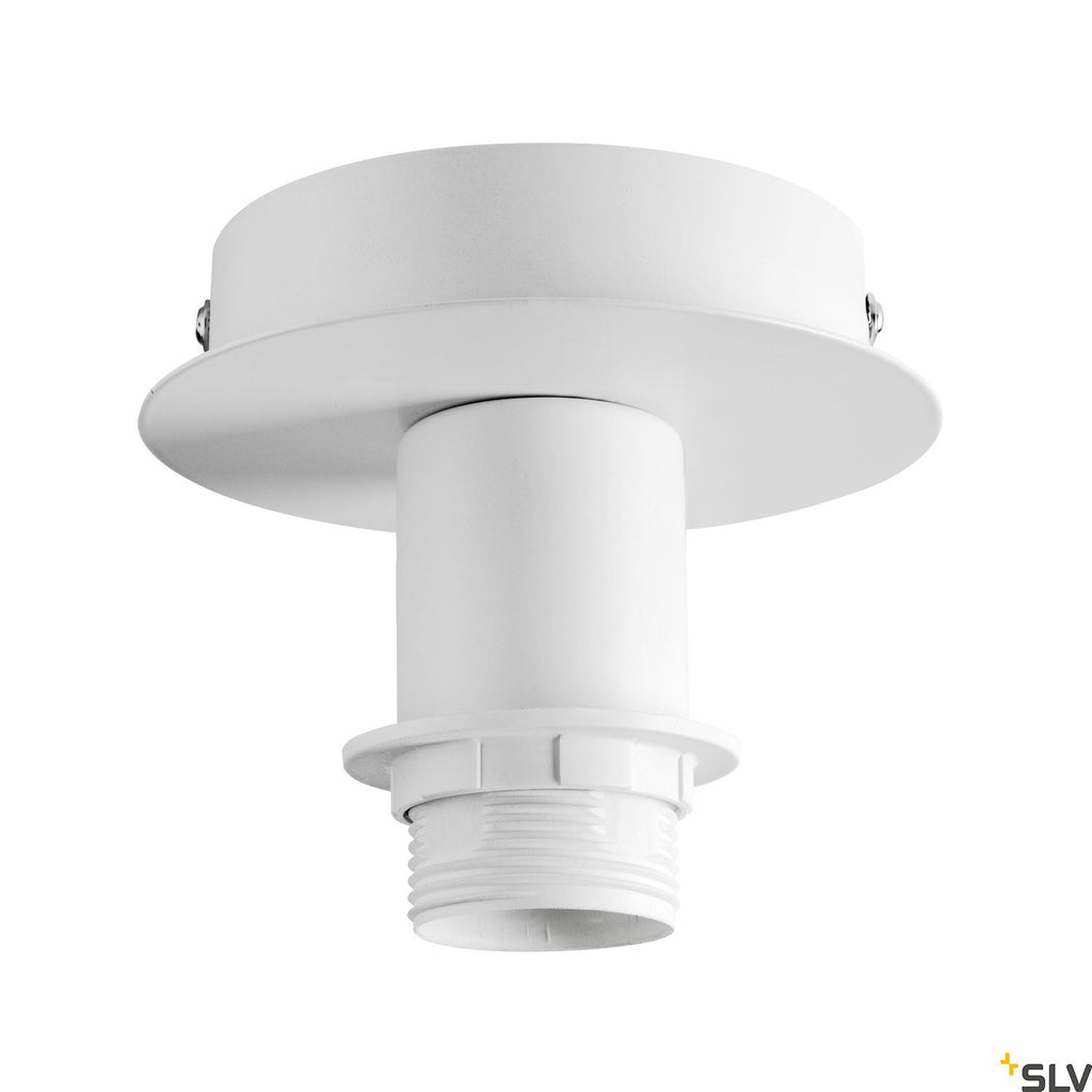 SLV FENDA E27 ceiling light, white , without shade 155551