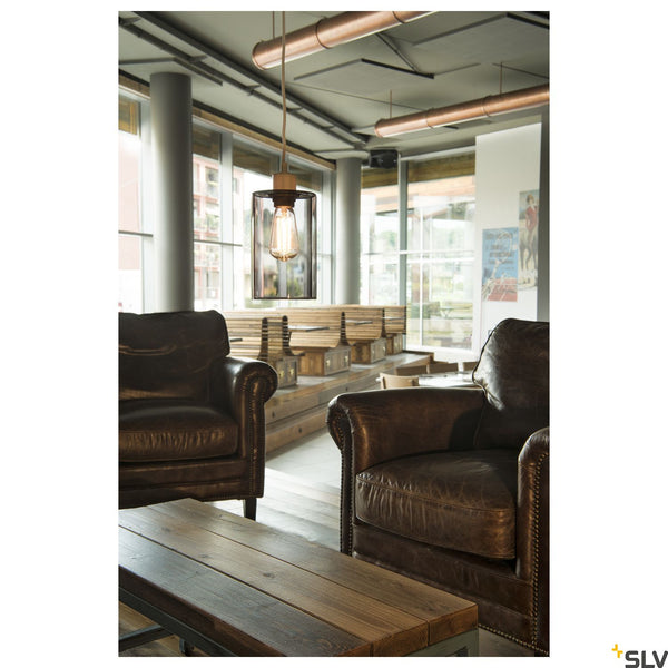SLV FENDA, POLYCARBONATEshade, smoked glass 1000773
