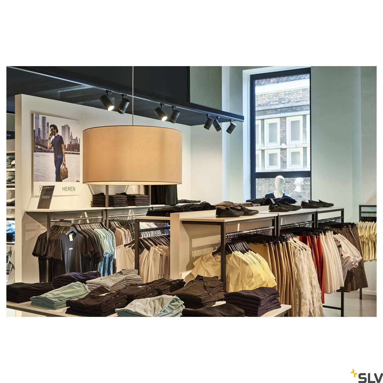 SLV FENDA shade, white, Ø70cm 1000579