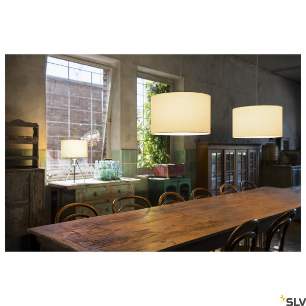 SLV FENDA lamp shade, D455/ H280, beige 156113