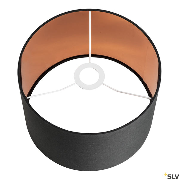 SLV FENDA lamp shade, D300/ H200, black/copper 155592