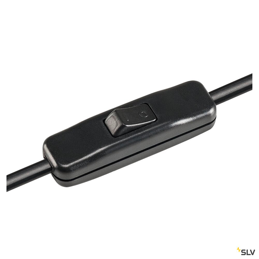 SLV FENDA, table lamp, lamp base, A60, black, without shade, max. 60 W 155780