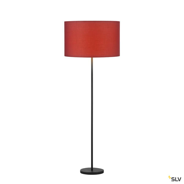 SLV FENDA, floor stand, lamp base, TC-(D,H,T,Q)SE, black, without shade, max. 60 W 155790