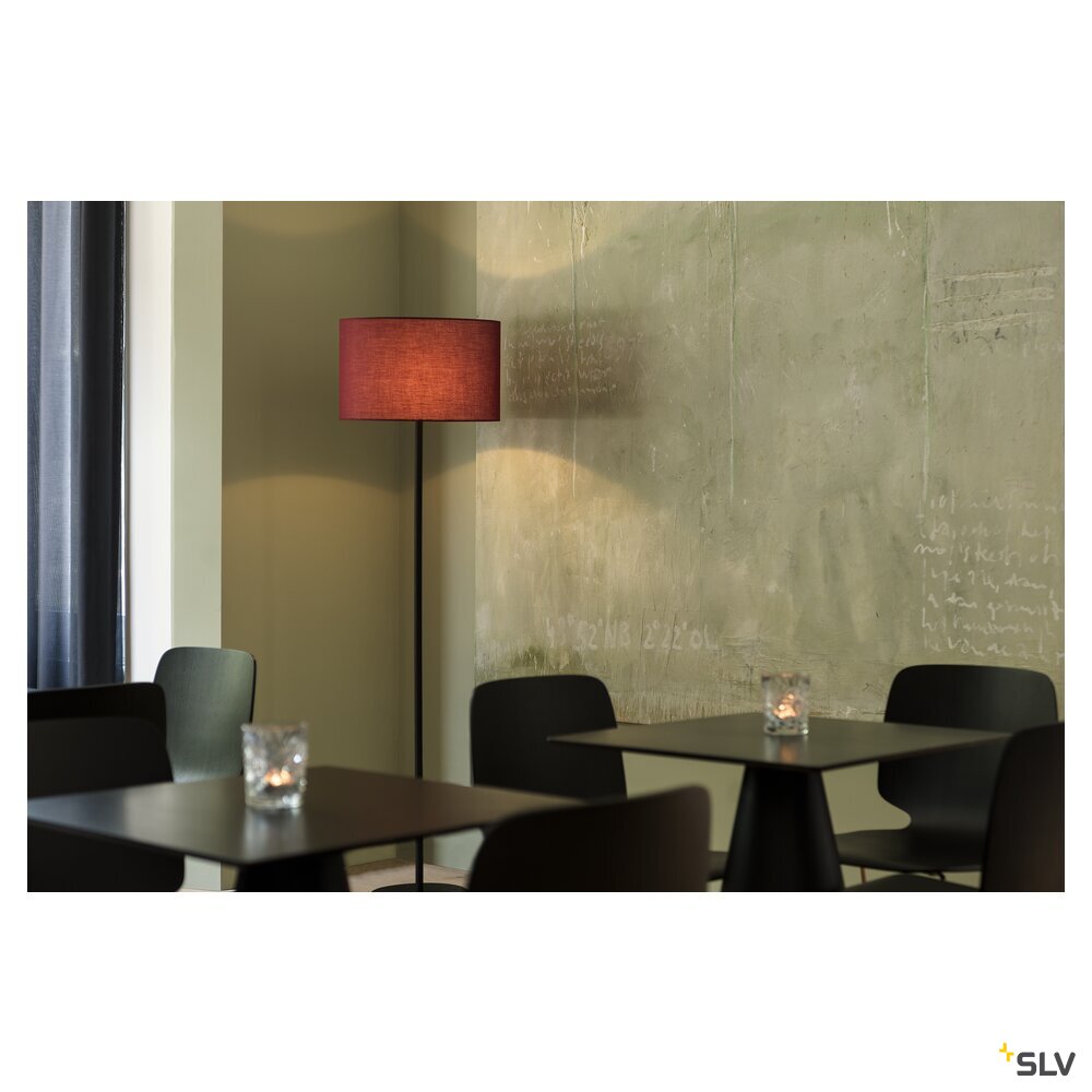 SLV FENDA, floor stand, lamp base, TC-(D,H,T,Q)SE, black, without shade, max. 60 W 155790