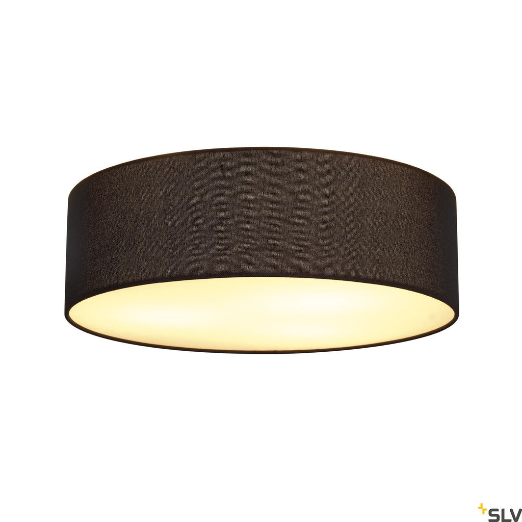 SLV TENORA ceiling light, CL-1, black, E27, max. 60W 156050