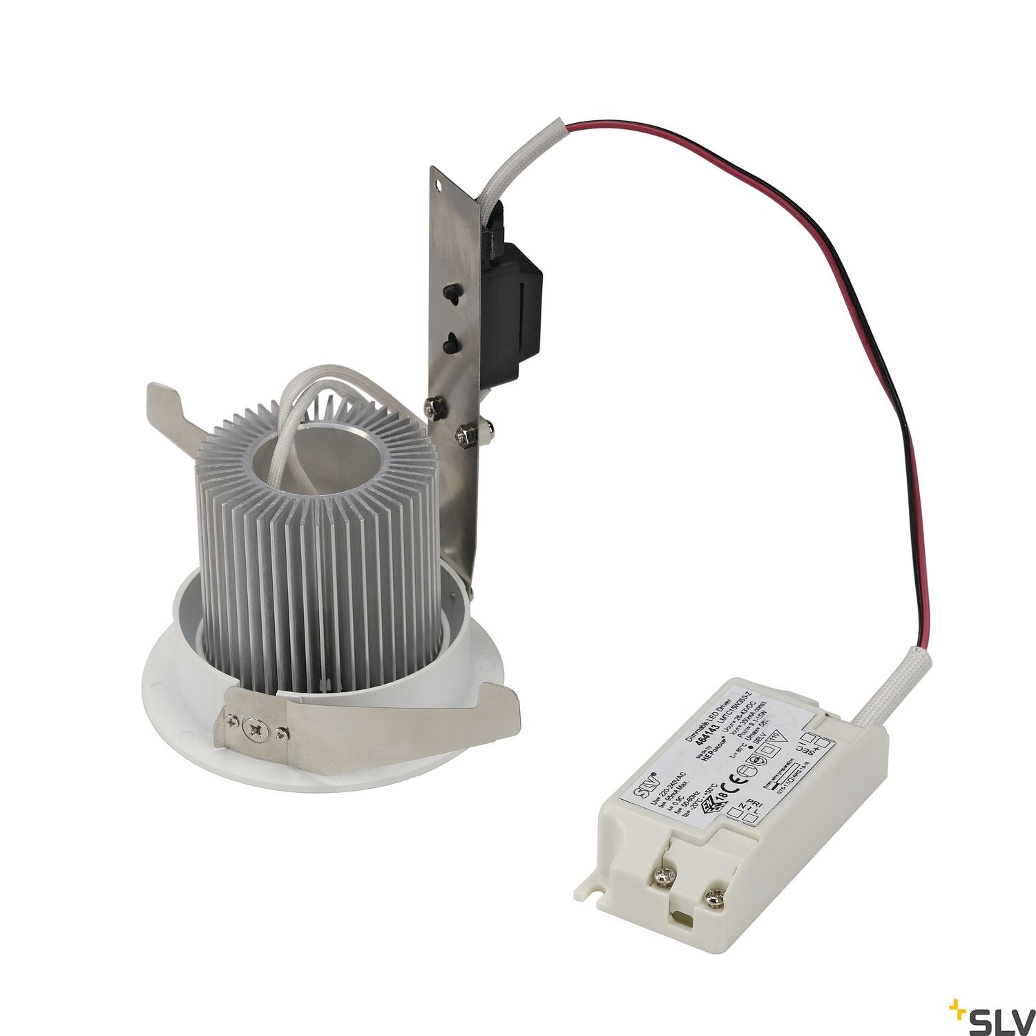 SLV CONTONE downlight, adjustable, round, white, 13W LED, warm white 161271