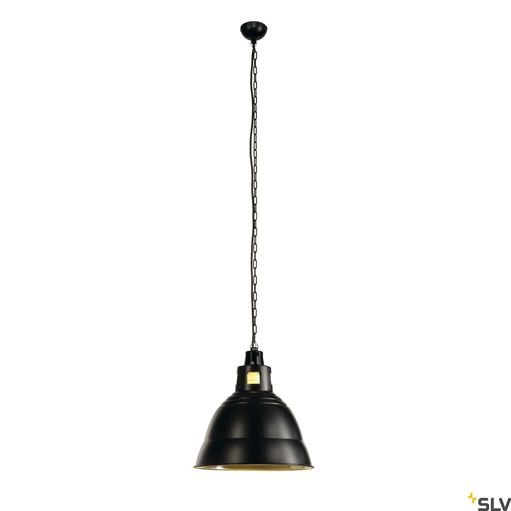 SLV PARA 380 pendant, black, E27, max. 160W, 2 packages 165359