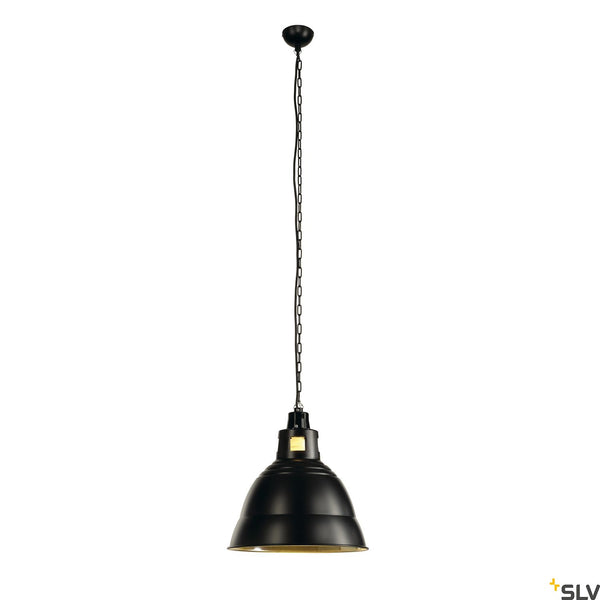 SLV PARA 380 pendant, black, E27, max. 160W, 2 packages 165359