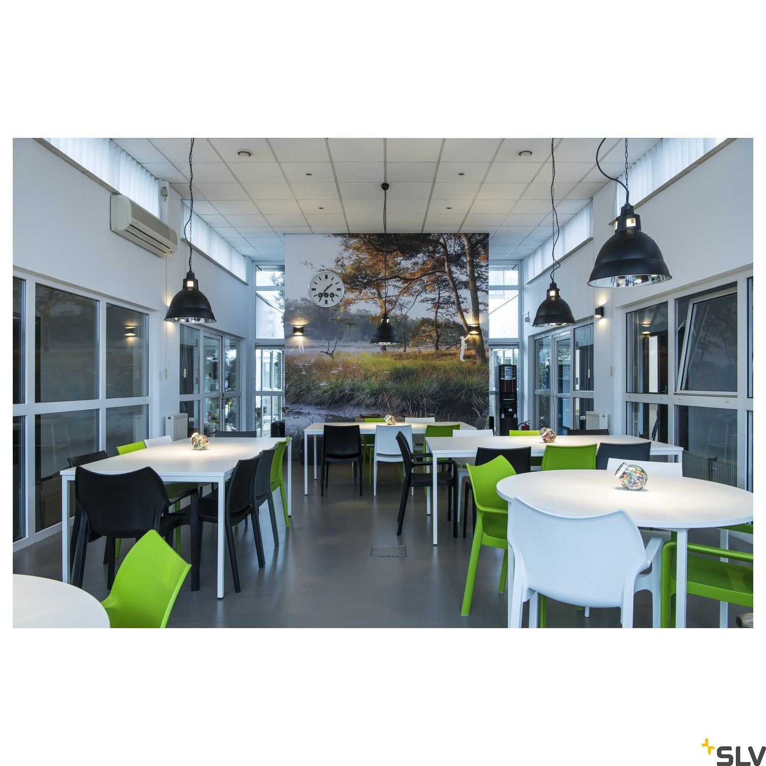 SLV PARA 380 pendant, black, E27, max. 160W, 2 packages 165359