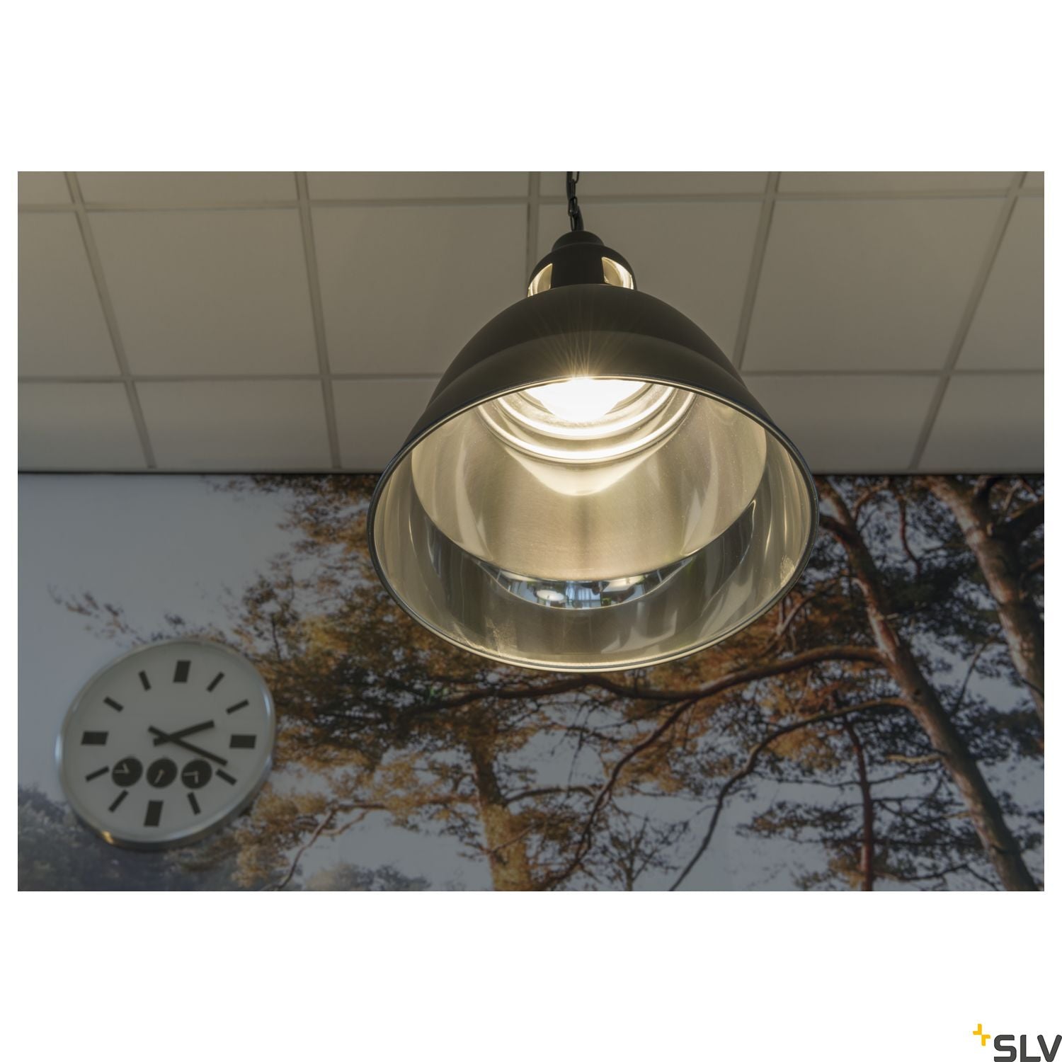 SLV PARA 380 pendant, black, E27, max. 160W, 2 packages 165359