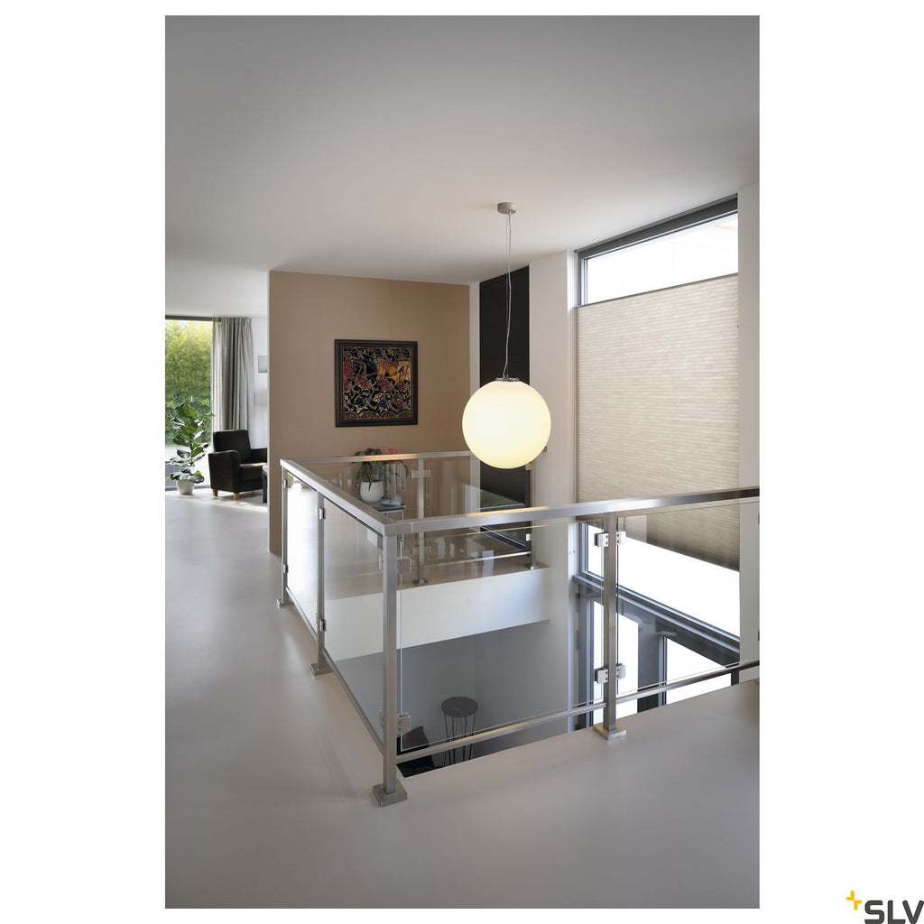 SLV ROTOBALL 50 pendant, white, E27, max. 24W 165400