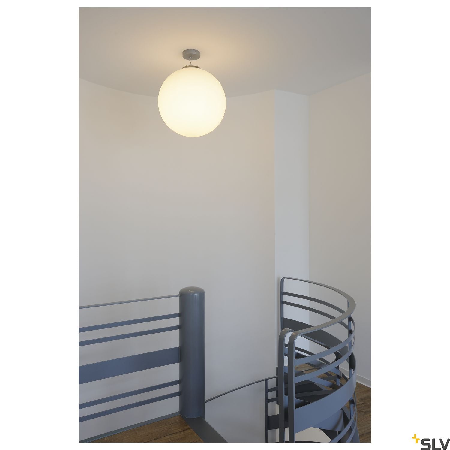 SLV ROTOBALL 50 pendant, white, E27, max. 24W 165400