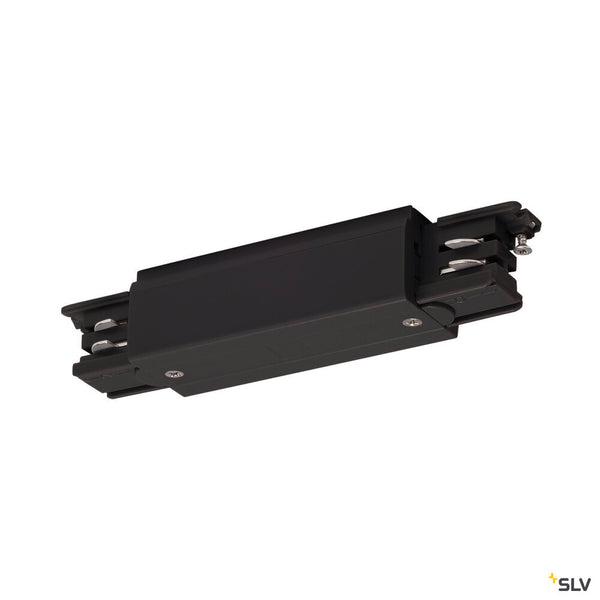 SLV S-TRACK connector, with feed-in option, PHASE, black 175090