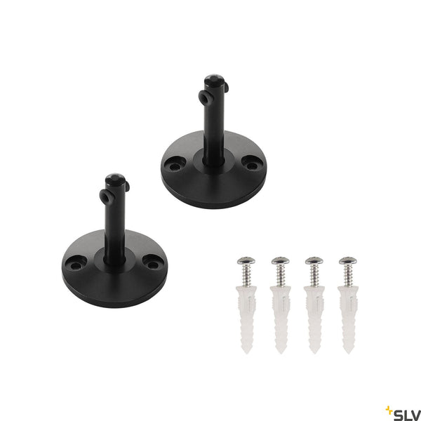SLV DEFLECTOR, for TENSEO low-voltage cable system, short, black, 2 pieces 186330