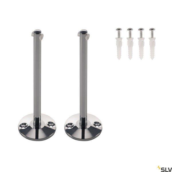 SLV Deflector for low-voltage wire system, chrome, 2 pieces, 16cm 186342
