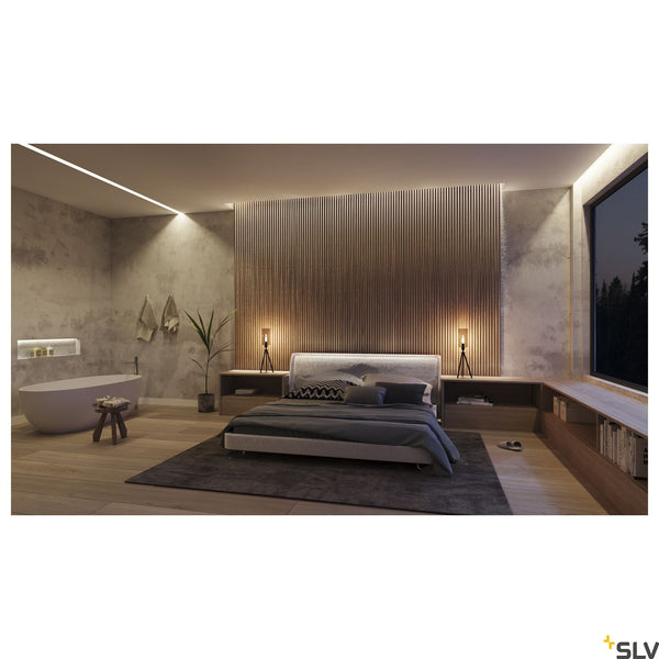 SLV FENDA, POLYCARBONATEshade, smoked glass 1000773