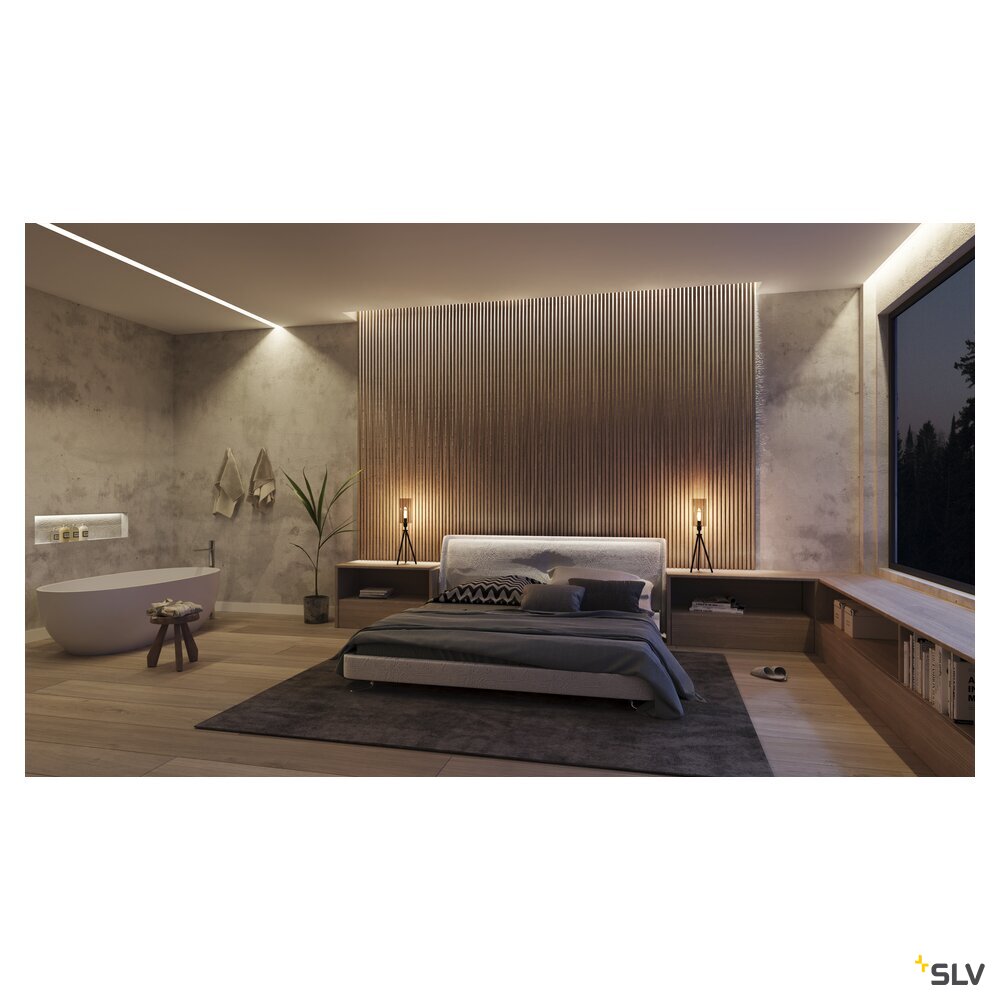 SLV FENDA, table lamp, lamp base, A60, black, without shade, max. 40 W, incl. switch in the power cable 155540