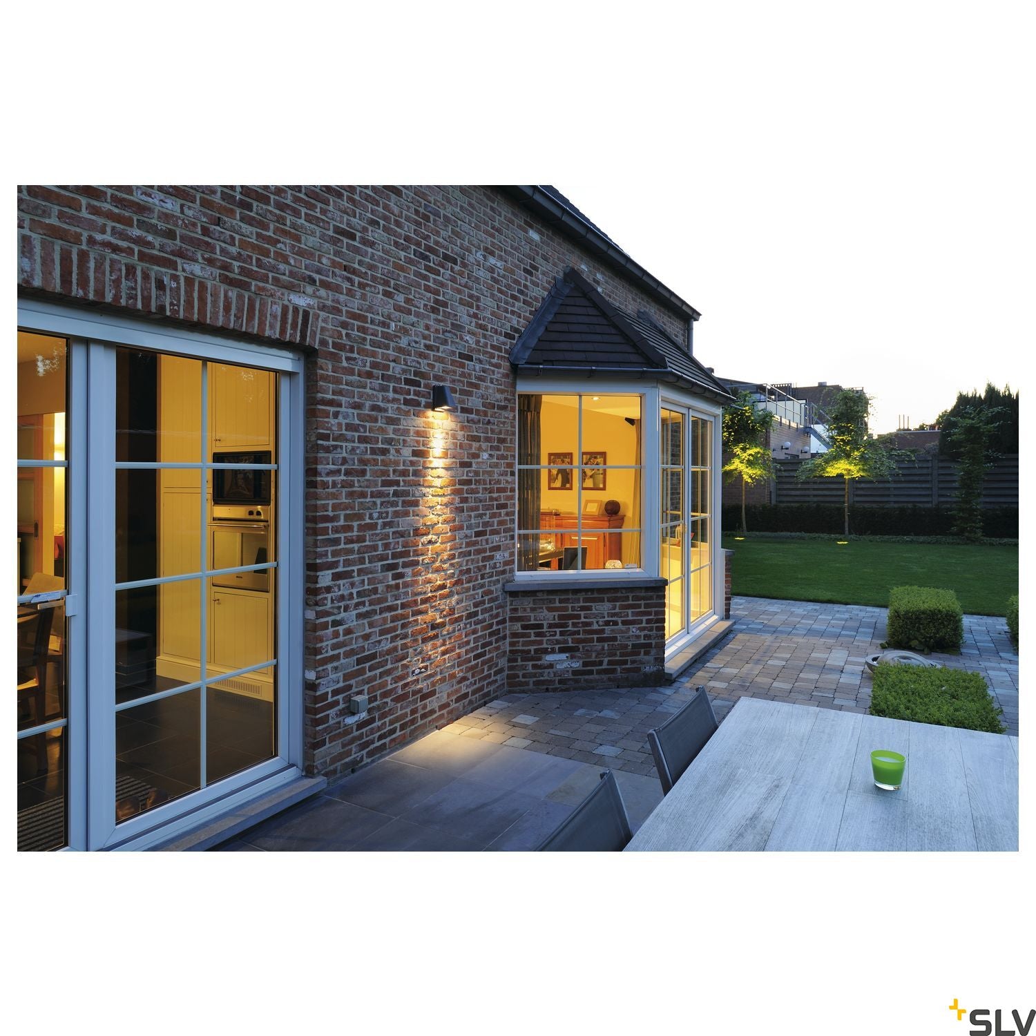 SLV WALLYX GU10 wall light, anthracite, max. 50W, IP44 227195