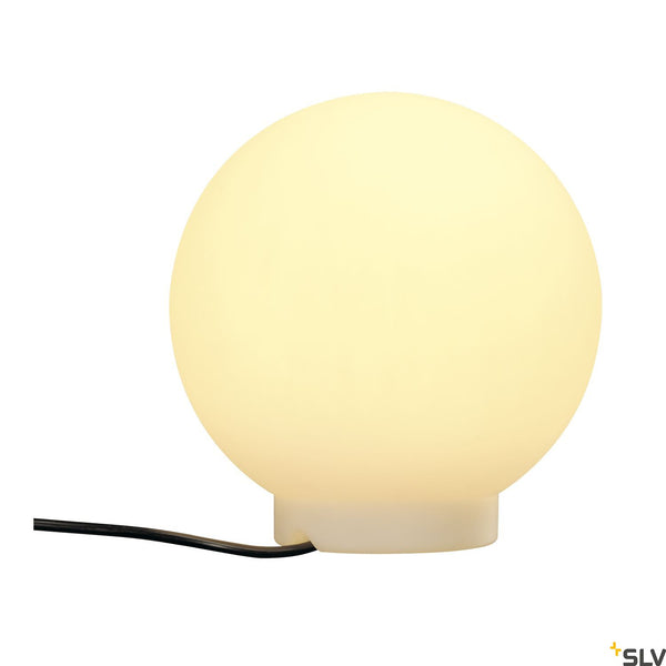 SLV ROTOBALL FLOOR 25 outdoor fitting, portable, white, E27, max. 24W, IP44 227219