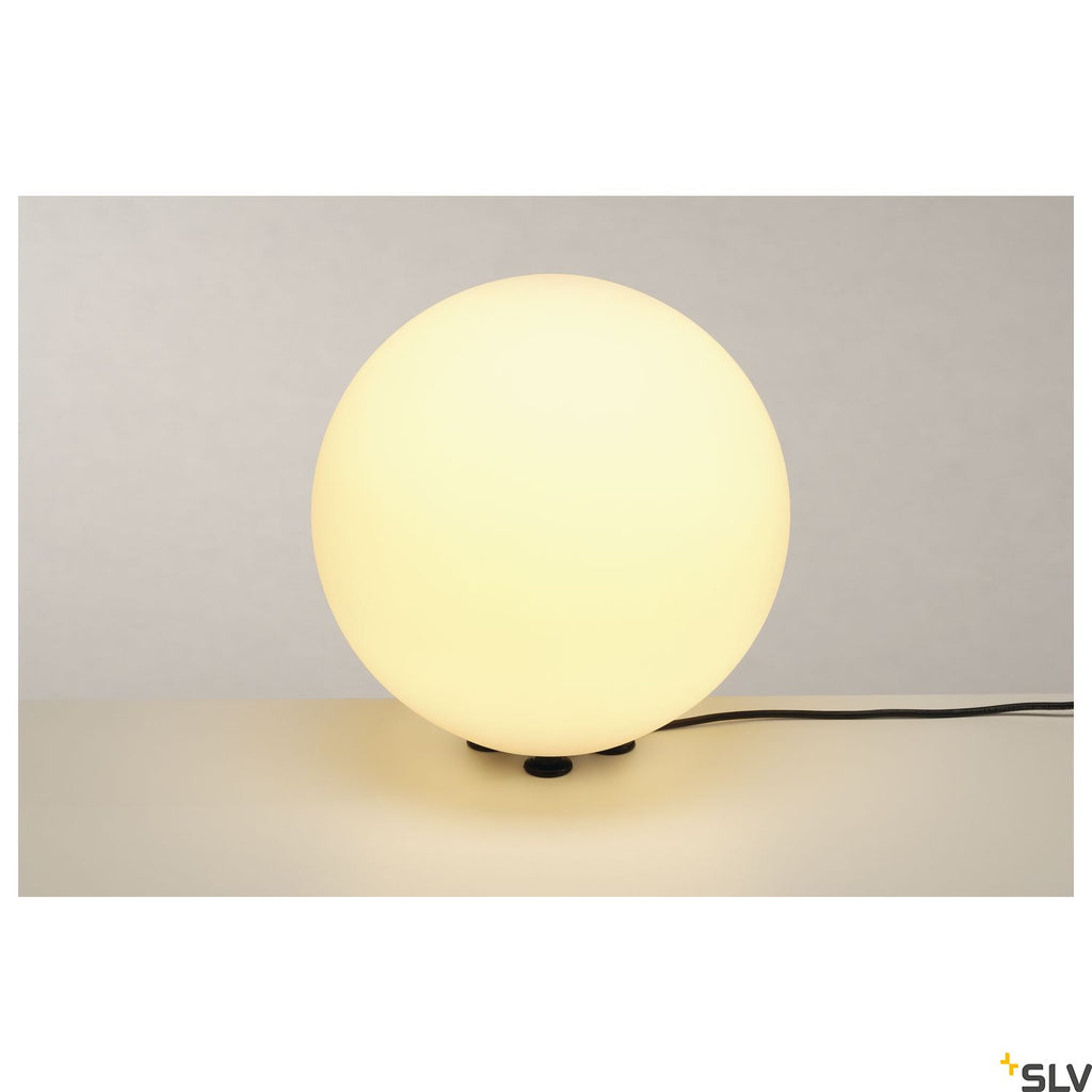 SLV ROTOBALL FLOOR 40 outdoor fitting, portable, white, E27, max. 24W, IP44 227220