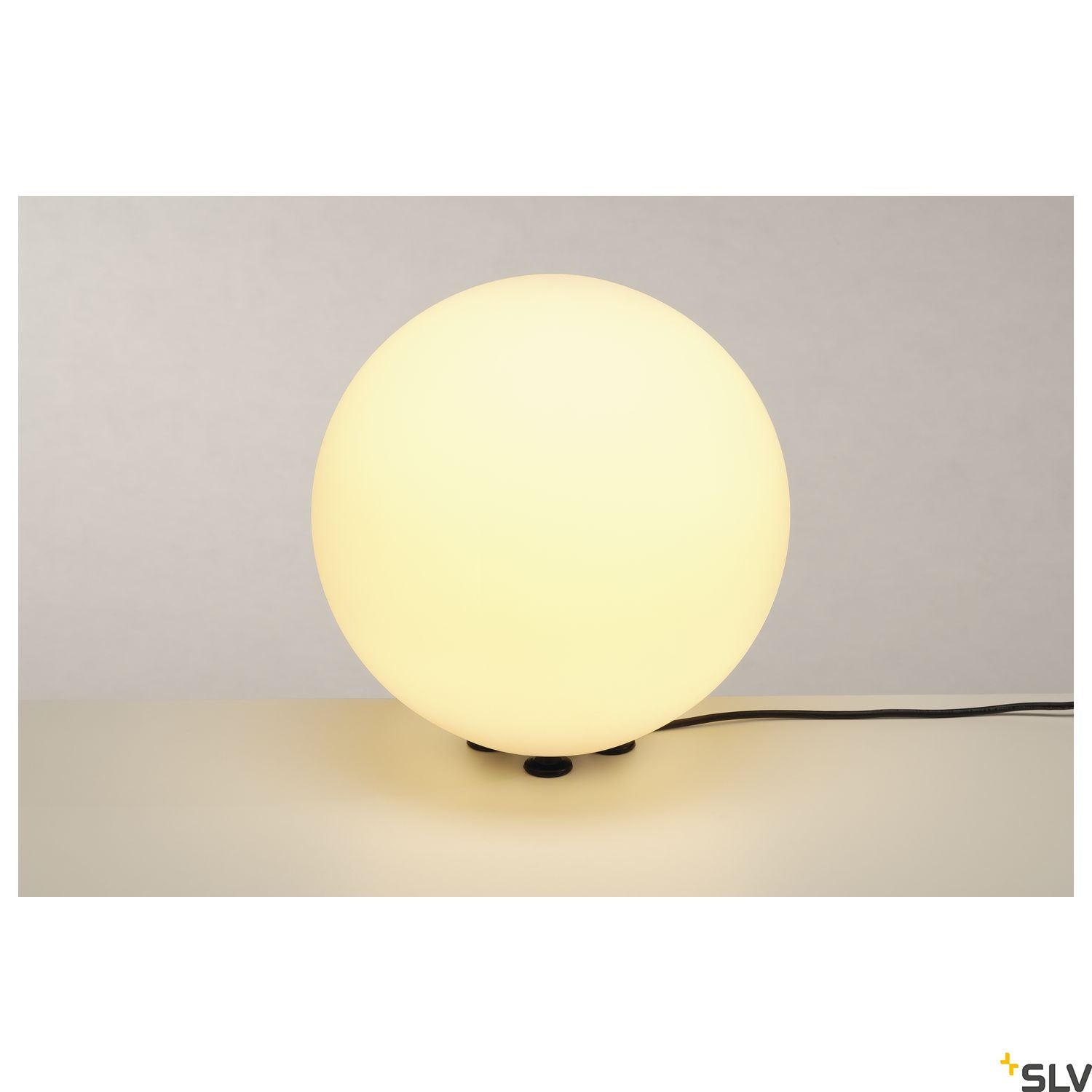 SLV ROTOBALL FLOOR 40 outdoor fitting, portable, white, E27, max. 24W, IP44 227220